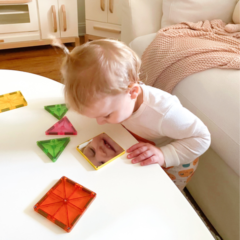 MAGNA-TILES® Stardust Glitter & Mirrors - 15 Pieces