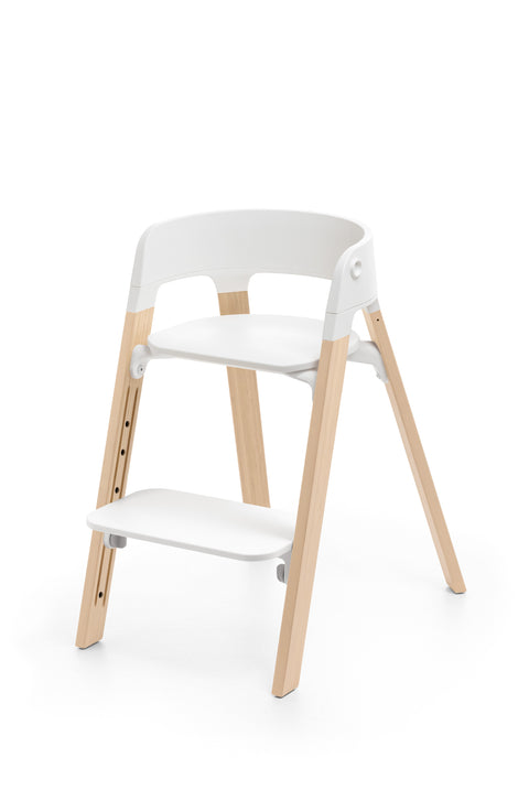 Stokke Steps High Chair White Natural