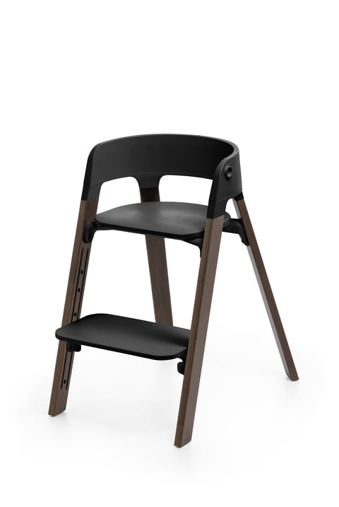 Stokke Steps High ChairBlack/ warm brown