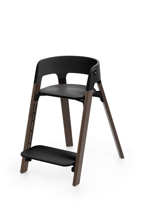 Stokke Steps High ChairBlack/ warm brown