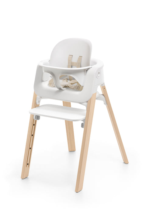 Stokke Steps High Chair White Natural