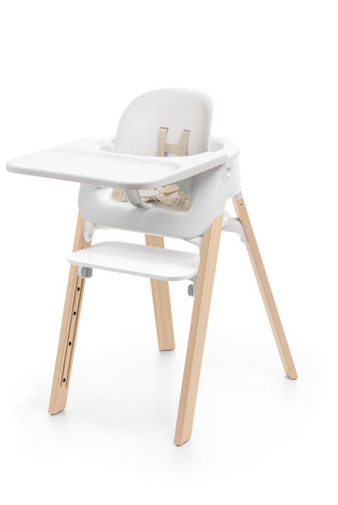 Stokke Steps High Chair White Natural