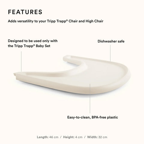 Stokke - High Chair Tray - White
