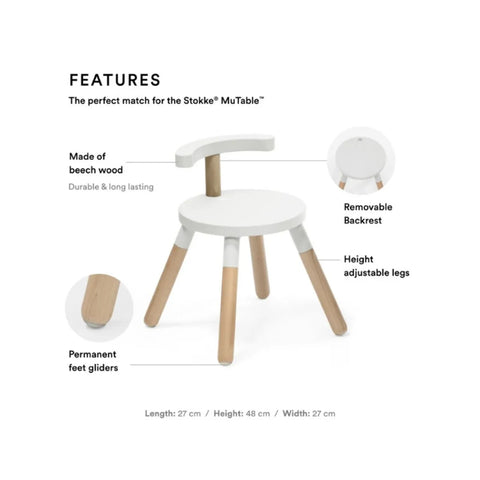 Stokke - MuTable Kids Chair V2 - White