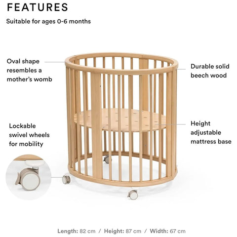 Stokke - V3 Sleepi Mini Cot Frame - Natural
