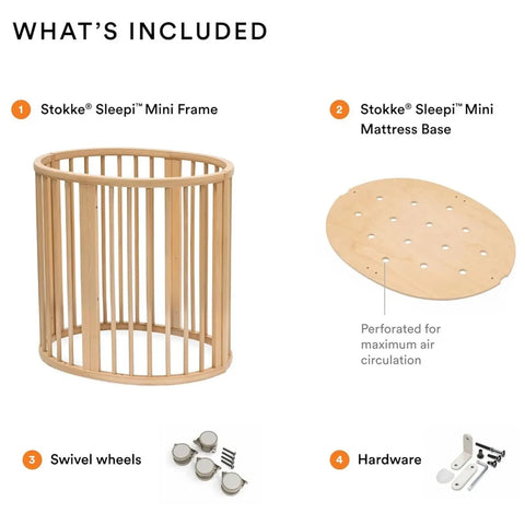 Stokke - V3 Sleepi Mini Cot Frame - Natural
