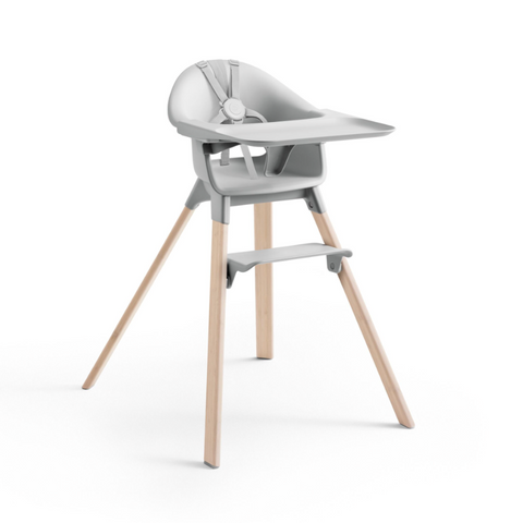 Stokke - Clikk High Chair Bamboo Legs - Cloud Grey