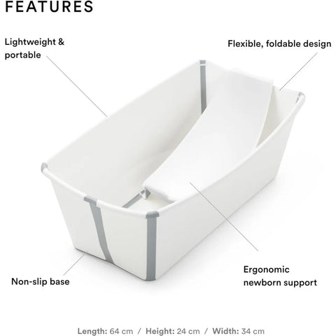 Stokke Flexi Newborn Support Bundle Transparent green
