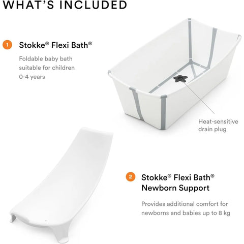 Stokke Flexi Newborn Support Bundle Transparent green