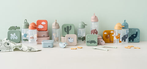 Straw Bottle Elphee Blue