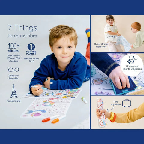 Paris Colouring Playmat