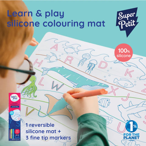 Learn & Play - Ocean Alphabet Letters Reversible Mats