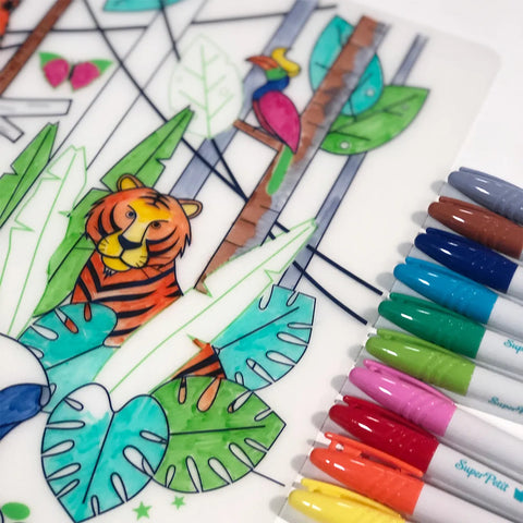 Jungle Colouring Playmat