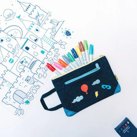 Medieval Castle Colouring Playmat