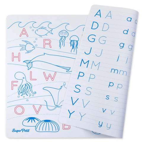 Learn & Play - Ocean Alphabet Letters Reversible Mats