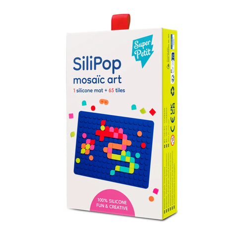 Silipop Travel Game - Blue Silicone Mat
