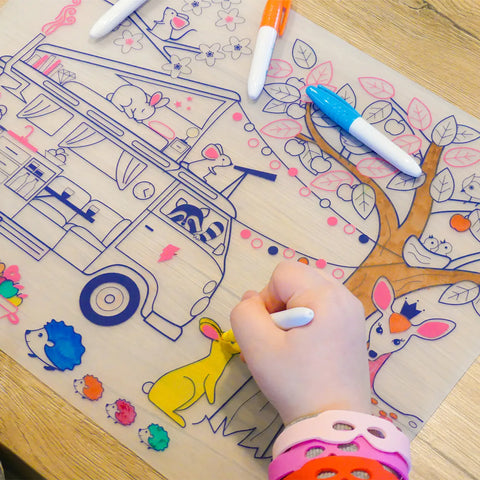 SuperPetit - Magic Tree Colouring Playmat