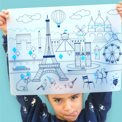 Paris Colouring Playmat