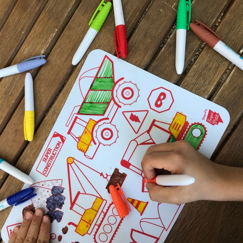 Super Construction Reversible Mini Playmat