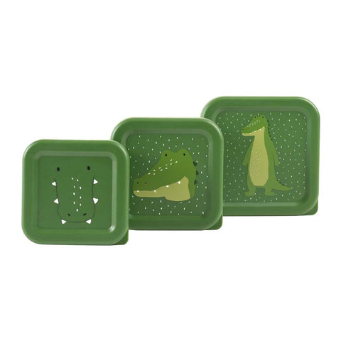Trixie - Kids Nesting Snack Box Set - Mr. Alligator - 3 Pcs