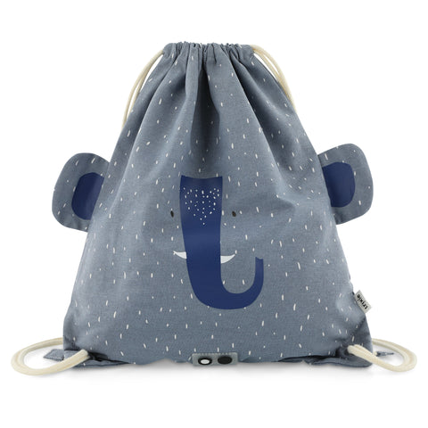 Trixie:Drawstring Bag - Mrs. Elephant
