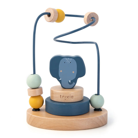Trixie:Wooden beads maze - Mrs. Elephant