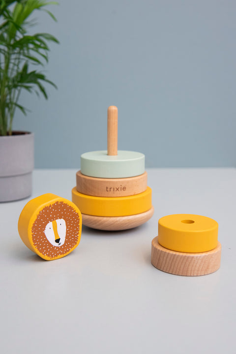 Trixie:Wooden stacking toy - Mr. Lion