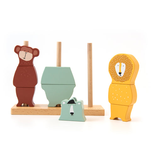 Trixie - Wooden animal puzzle stacker