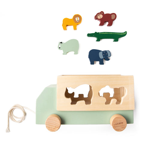 Trixie:Wooden animal blocks stacker