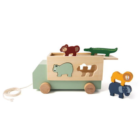 Trixie:Wooden animal blocks stacker