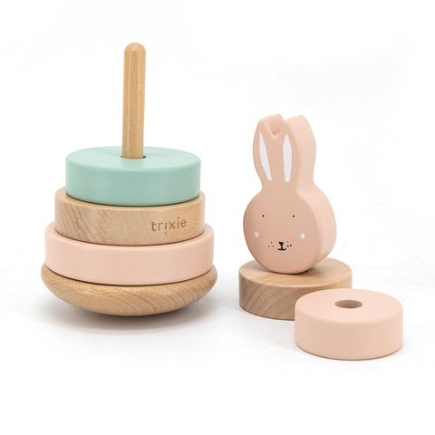 Trixie - Wooden Stacking toy - Mrs. Rabbit
