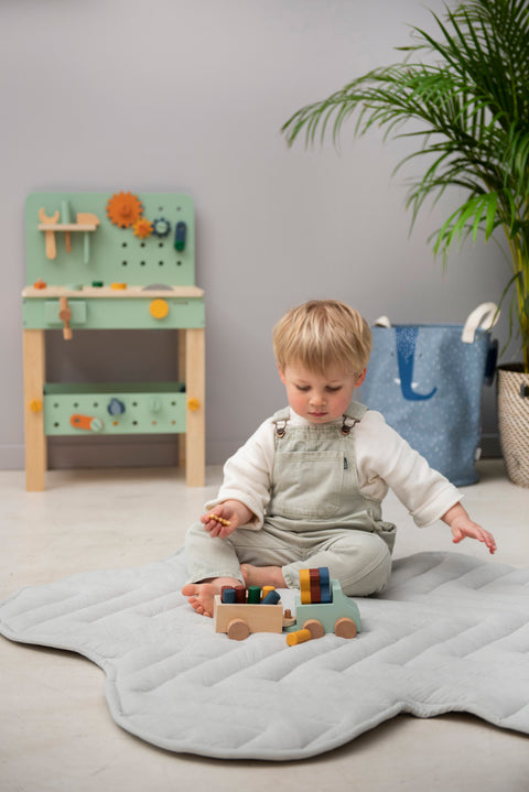 Trixie - Wooden animal car with trailer