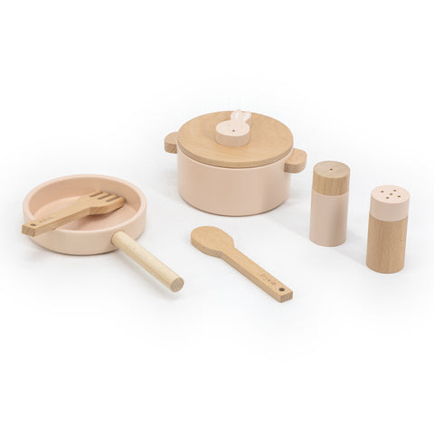 Trixie - Wooden cooking set - Mrs. Rabbit