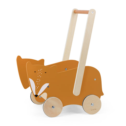 Trixie - Wooden push along cart - Mr. Fox