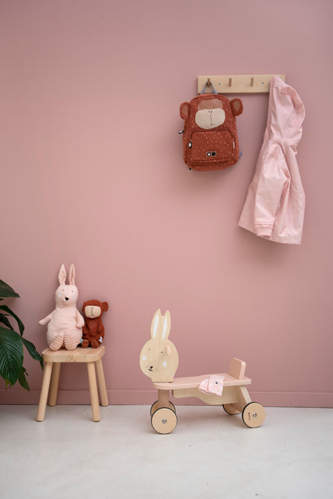 Trixie - Wooden bicycle 4 wheels - Mrs. Rabbit