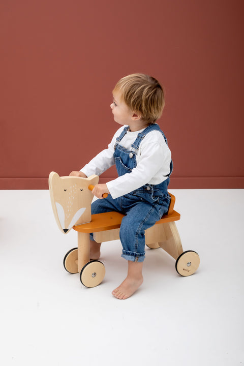 Trixie - Wooden bicycle 4 wheels - Mr. Fox