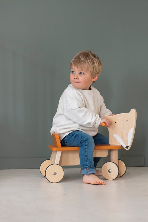 Trixie - Wooden bicycle 4 wheels - Mr. Fox