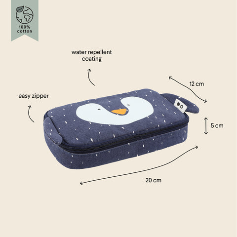 Trixie:Pencil case rectangular - Mr. Penguin