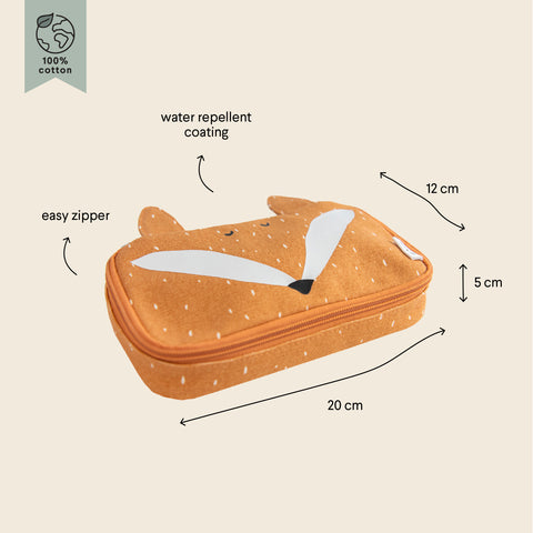 Trixie:Pencil Case Rectangular - Mr. Fox