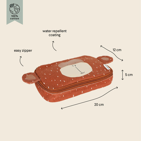 Trixie:Pencil Case Rectangular - Mr. Monkey