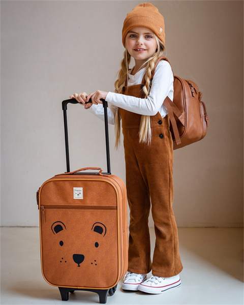 Trolley suitcase Brown Bear_Toybox.ae