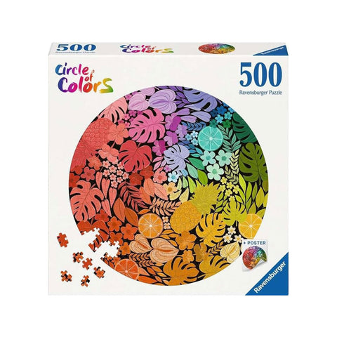 Tropical Circular 500‑Piece Jigsaw Puzzle