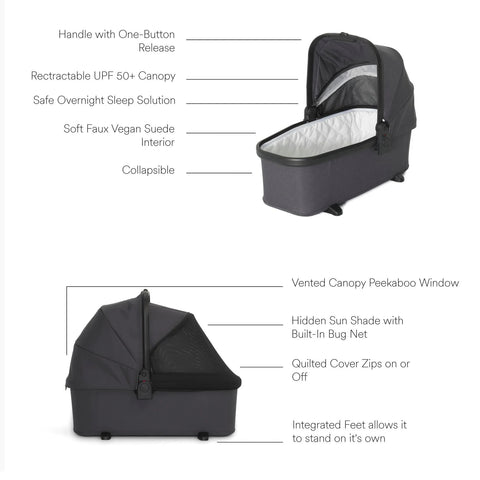 Veer Switchback Bassinet | Brown Mica