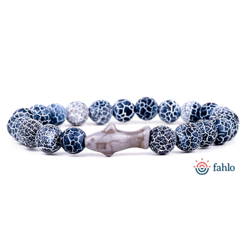 Fahlo The Voyage Bracelet Shark Deep Blue