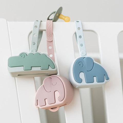 Silicone Pacifier Pouch Elphee Blue