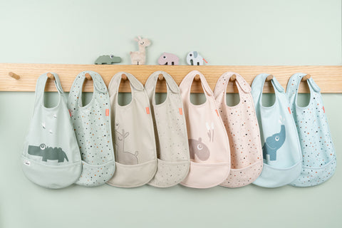 Bib W/Velcro 2-Pack Lalee Sand