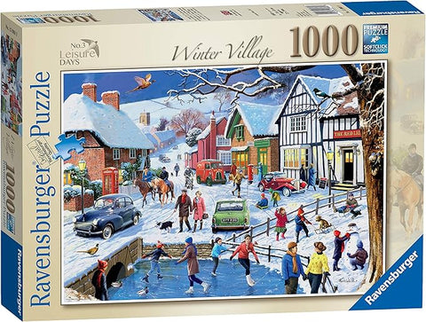 Winter on the Farm 1000 Piece Jigsaw Puzzle