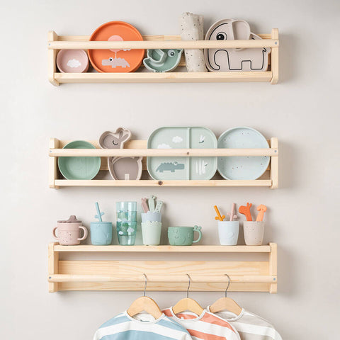 Silicone Stick&Stay Snack Plate Lalee Sand