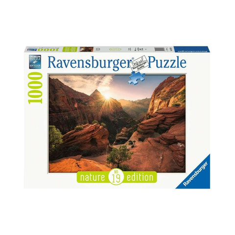 Zion Canyon USA 1000‑Piece Jigsaw Puzzle – Ages 12+