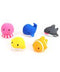 MOON Baby Aquatic Life characters Toys – 5-Pcs Bath Fish Toys for Toddlers